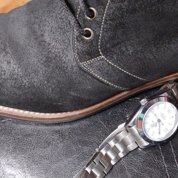 Gordon Rush black suede made in Italy boots - Picture 2 of 8